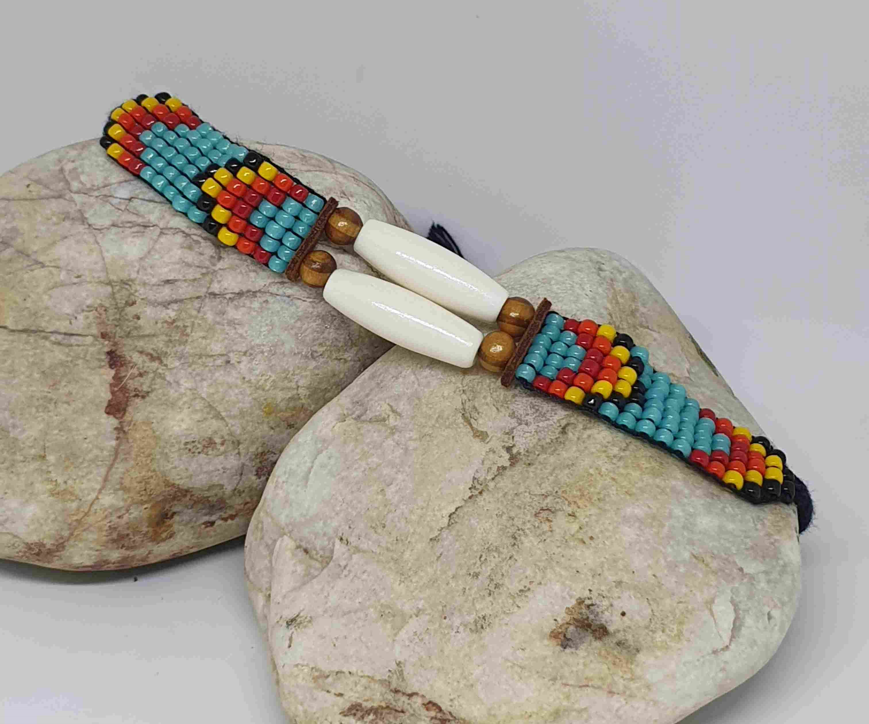 Náramok Aztec s kosticami